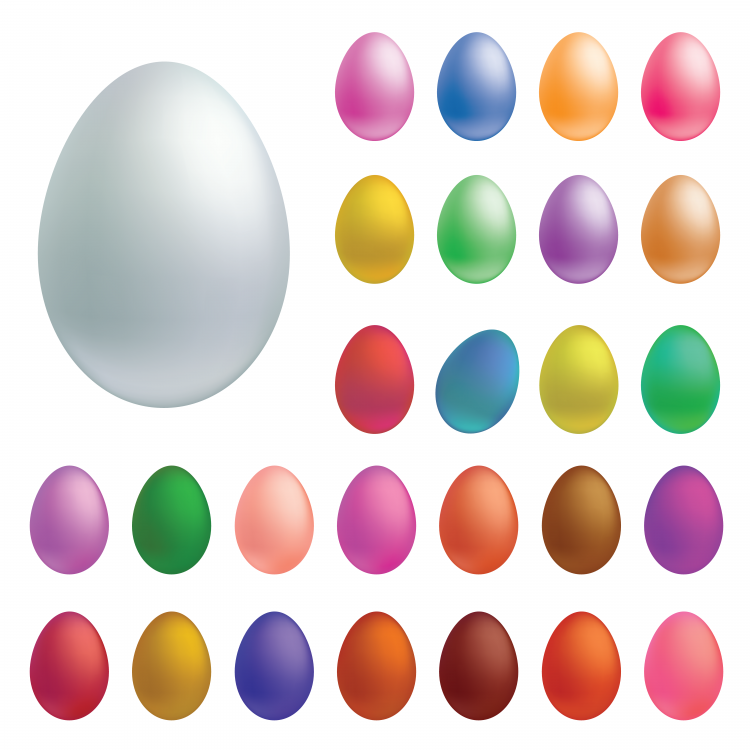 free vector Easter Eggs